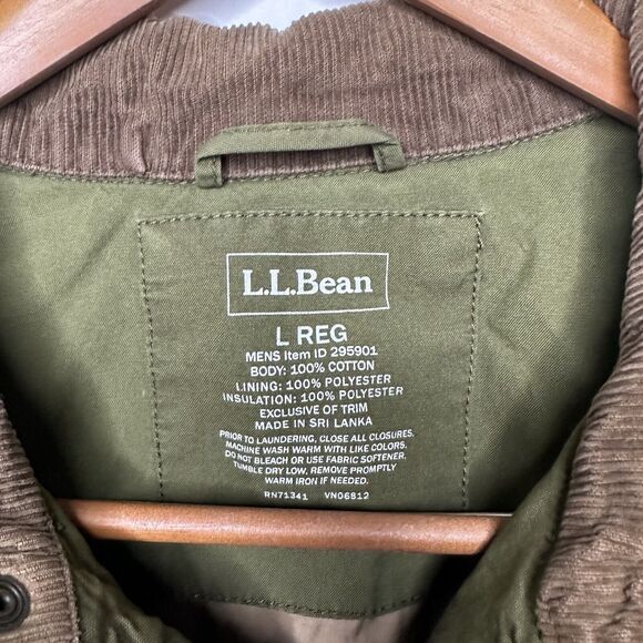 L.L. Bean Large Hunter Green Workwear Coats, Jackets See Image For Call Out. - Picture 2 of 7